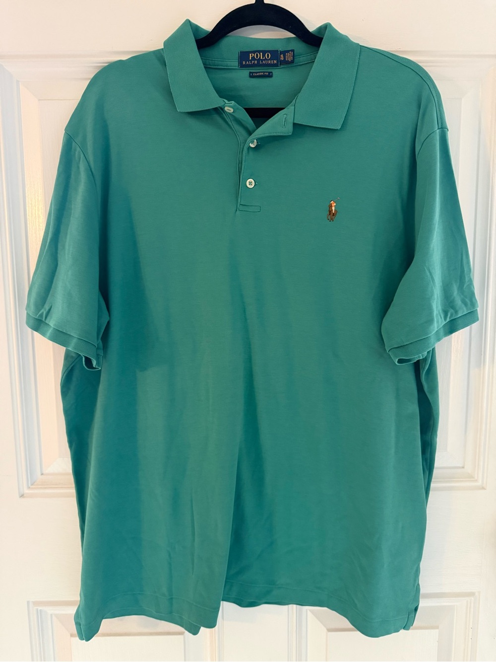 Polo by Ralph Lauren Men's Green Classic Polo Shirt XL